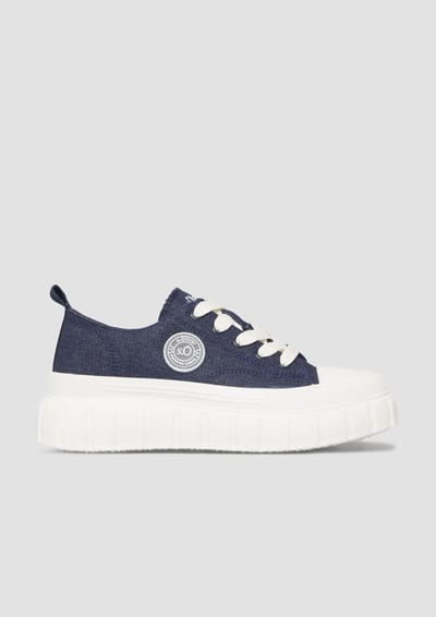 s.Oliver - female - Textielen sneaker met plateauzool