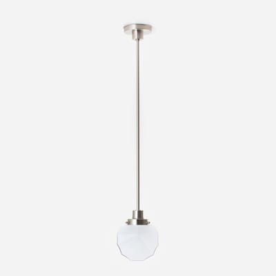 Hanglamp Johanna 20's Matnikkel - Art Deco Trade