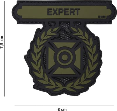101 Inc Embleem 3D Pvc Expert Groen  17062