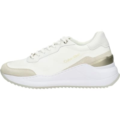 Calvin Klein - Internal Wedge Lace Up-nylon Mix Wit 36