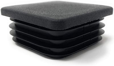 Set van 10 Vierkante Buisdoppen met Lamellen voor Buitenmaat 50x50 mm