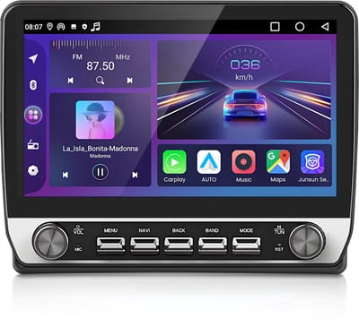 Junsun 6GB+128GB Autoradio Geschikt Voor Audi A3 S3 RS3 8P (2003-2013)Accessoires - Andriod 15 Draadloze CarPlay, DAB+, GPS-Navigatie, Bluetooth, DAB+, 4G Lte, FM, GPS-Navigatie, Bluetooth, 10.1-inch Touchscreen, DSP + EQ, Octa-core processor