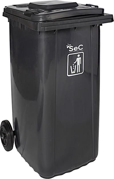 Afvalcontainer 240 L Grijs