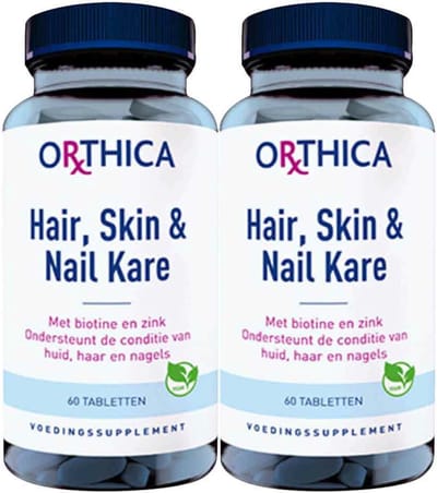 Orthica Hair, Skin & Nail Kare - 2 x 60 tabletten - Voordeelverpakking