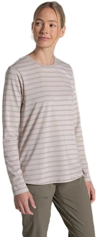 Craghoppers Nosilife Akona T-shirt Met Lange Mouwen Beige,Grijs 36 Vrouw