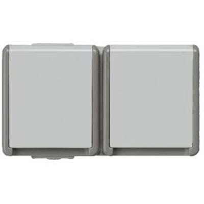 Siemens 5UB4725 Wandcontactdoos met randaarde Delta Grijs Schakelmateriaal 1 stuk(s)
