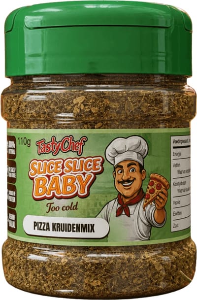 TastyChef Pizzakruiden Zoutvrij - SLICE SLICE BABY - 110 g