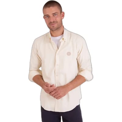 Effen getextureerde blouse met lange mouwen Camberabero