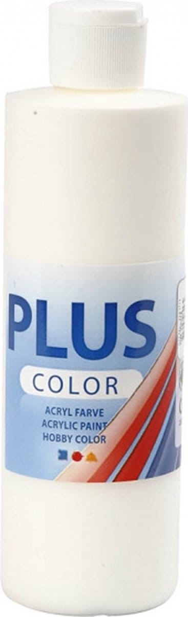 Acrylverf – Off-White Verf – Acrylaatverf – Acrylic paint – Hobbyverf – Sneldrogend – Plus Color – 250 ml