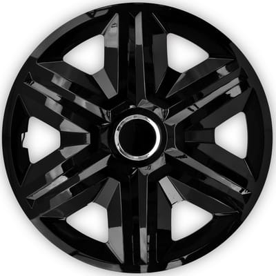 NRM FAST - wieldoppen 16" - Set van 4 stuks - Zwart