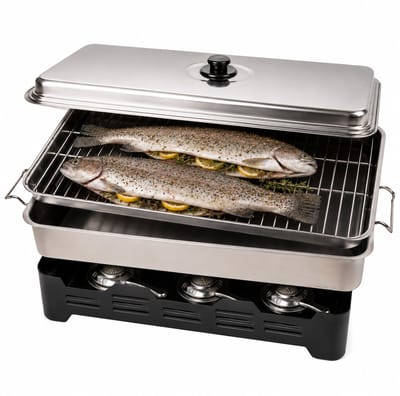 Ultimate Table Smoker Three Pit Rookoven - Rookoven