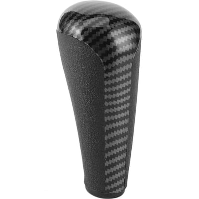 Pommeau de levier de vitesse en fibre de carbone pour Peugeot 206, 207, 208, 307, 308, 408 black