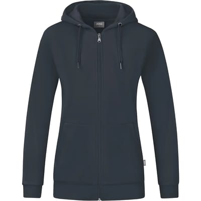 Jako Organic Jas Met Kap Heren - Antraciet | Maat: M