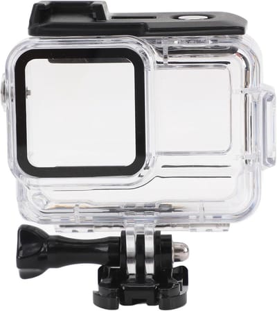 Professionele Onderwaterbehuizing voor Actiecamera, Tot 60 Meter Diepte, Waterdichte Bescherming en Transparante Case voor Duiken en Avonturen