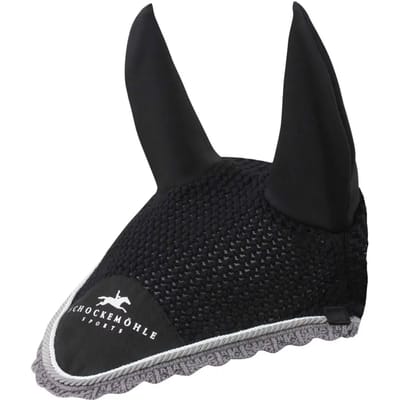 Vliegenmasker voor paarden Schockemöehle Dynamite Fly Veil Logo