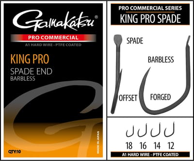 Gamakatsu - Haken PRO-C King Pro Spade A1 PTFE BL - Gamakatsu