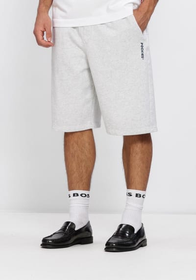 POCKIES Faux Short Broeken Heren - Lichtgrijs - Maat S