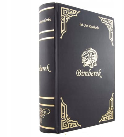 Bimberek Inż. Kręcikorba Serie - Boeken Alcohol Opberger - Cadeau - Inclusief Fles en Glazen