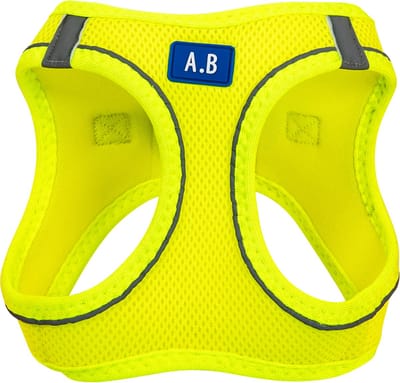 Animal Boulevard Ab32208 - Hals- En Leibanden - Hond - Ab Air-mesh Comfortharnas Geel-xxs 2-4kg - Maat: Xxs 2-4kg