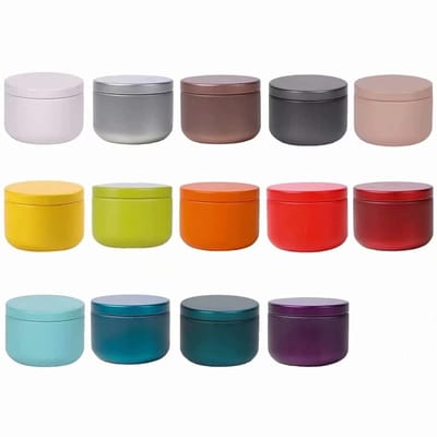 Dailygoods- Theepotjes 14-delige set - Lege Theeblikken - Multifunctionele Opbergdoos - Kruidendoos - Praktische Keukenoplossing - Ronde Blikjes - Theedoos