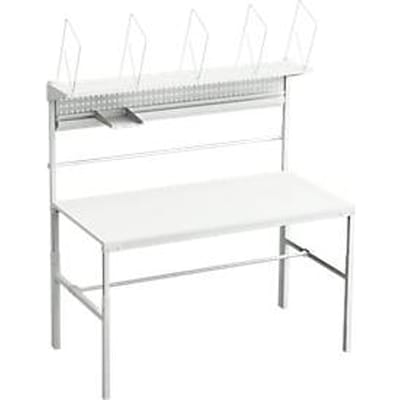 Complete aanbieding inpaktafel TPB, breedte 1500 mm, in hoogte verstelbaar