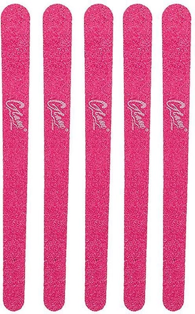 Glam Of Sweden - Set met 5 nagelvijlen - Roze - 11,8 cm. lang - 1 mm. dun - In blisterverpakking