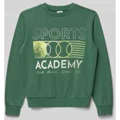 Regular fit sweatshirt van katoenmix