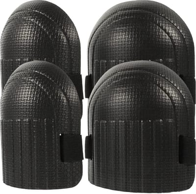 IBBO® - 4x Kniebeschermers - Kniebeschermer - Kniebescherming - Stratenmaker - Lichtgewicht - Knie pads- Foam - 4 Stuks - Zwart