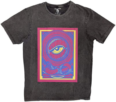Primal Scream - Psychedelic Eye Heren T-shirt - S - Grijs
