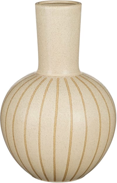 Mica Decorations Holm Vaas - H42 x Ø28 cm - Keramiek - Crème