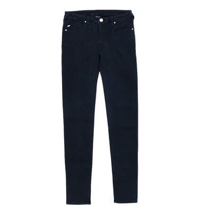 Dames lange stretch denim broek 6Y5J28-5N2FZ