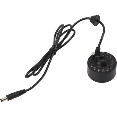 Mist Maker 12LED kralen kleurrijke DC 5V interface waterdichte ultrasone waterfontein vernevelaar voor