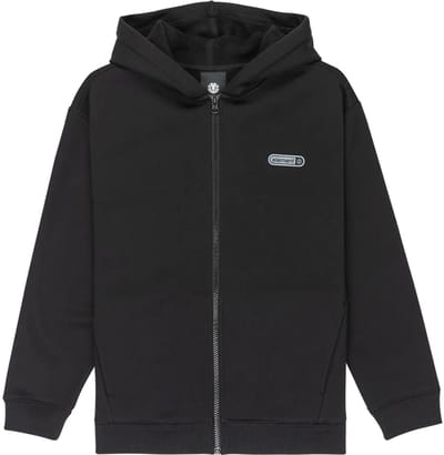 Element Capsule Rain Sweatshirt Met Rits Zwart 12 Years Jongens