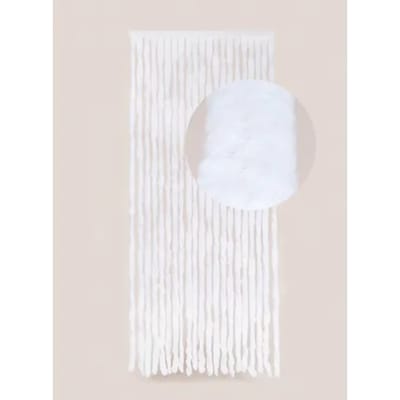 DEGOR - vliegengordijn - kattenstaart - wit - 90x210 cm