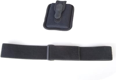 Draadloze Zender Pouch - Neopreen Houder Riem - Optreden Verbergen - Eenvoudige Bevestiging - 3.9 x 4 Inch