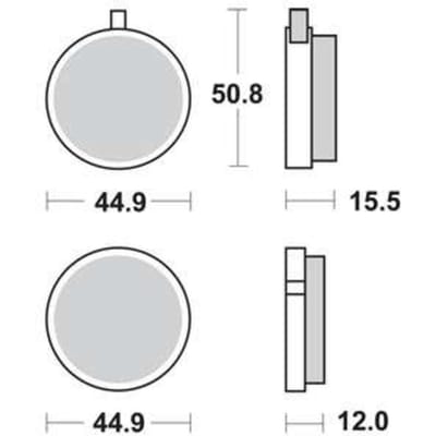 Remblokset TRW MCB14