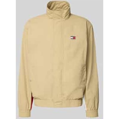 regular fit blouson met gestikt logo
