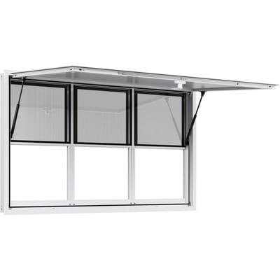 152x92 cm Verkoopkraam Serveerraam Foodtruck Service Luifel