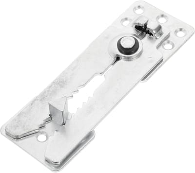 Bank Verbindingsstuk - Meubelconnector - Bank Stabiliseren - Stevig Staal Zinklegering - 16.40X5.50X2.00CM - Zilver