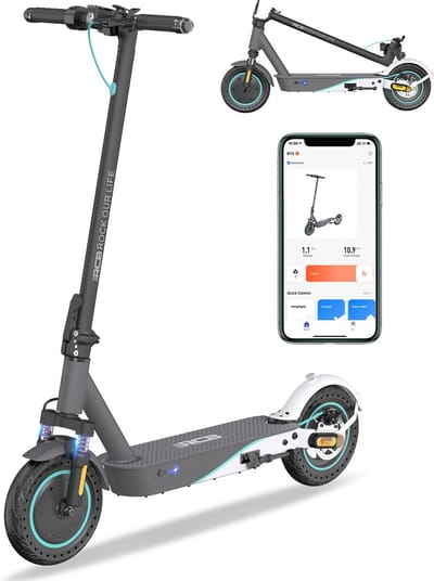RCB Elektrische step voor Volwassenen, Electric scooter, Opvouwbare E-step, 10.4Ah, Max 25 km/u, LCD, Met App & Nederlandse Handleiding