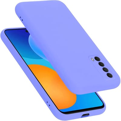 Cadorabo Hoesje geschikt voor Huawei P SMART 2021 in LIQUID LICHT PAARS - Beschermhoes gemaakt van flexibel TPU silicone Case Cover