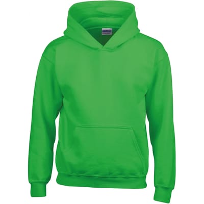 Gildan Heavy Blend™ Classic Fit Youth Hooded Sweatshirt GI18500B - Irish Green - 7/8 years (M)