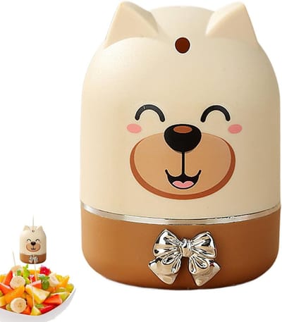 Tandenstoker Dispenser - Houder Tandenstokers - Hygiënisch Tandenstoken - Automatische Verschijning - 6.7 x 9.8 cm - Puppy