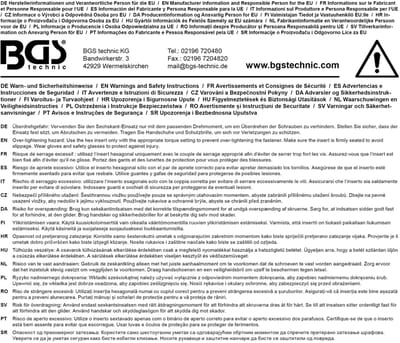 BGS Dopsleuteldop zeskant 1/4 4,5 mm