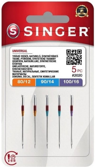 Singer Universal MIX 80 / 90 / 100 (5 stuks) Naalden