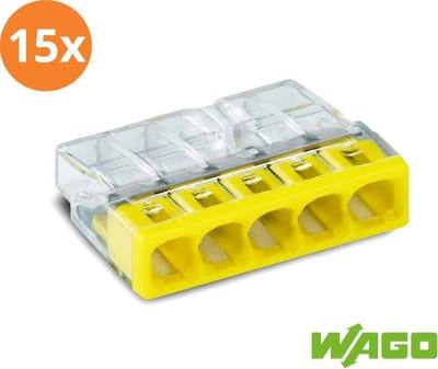 Wago compact lasklem 2273-205 - 5 voudig (15 stuks)