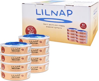 Navulcassette voor luieremmers - 8 stuks - Antibacterieel en geurwerend