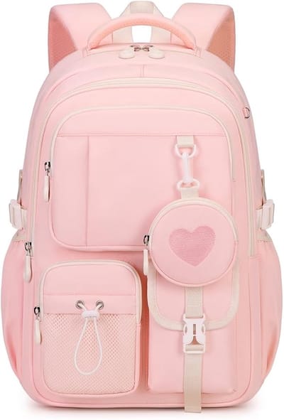 Rugzak - Kinderrugzak - Ademende en Comfortabele Schoolrugzak voor Tieners - Modieuze Kinderschooltas van Oxford-stof - voor Meisjes van de 3e tot 5e Klas