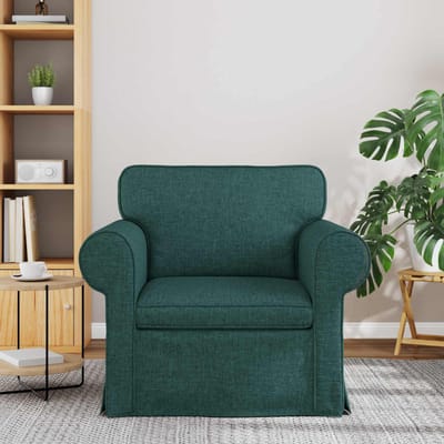 vidaXL Bank Donkergroen 95 x 82 x 80 cm Stof