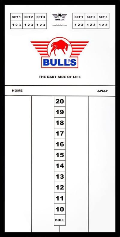 Bull's Styreen Dart Scorebord - Scorebord Darten - 60 x 30cm